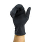 Dynarex Black Arrow Latex Exam Gloves, Powder-Free Case/1000