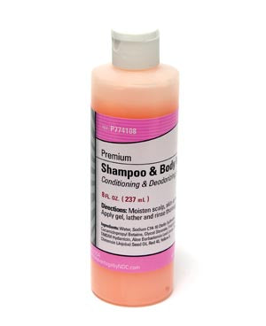 PRO ADVANTAGE¨ PREMIUM ALL-IN-ONE SHAMPOO & BODY WASH Premium Shampoo & Body Wash, 8 oz Bottle, Flip Top Cap, 48/cs