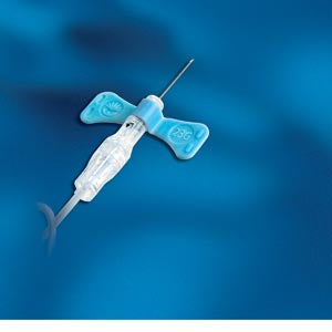 BD VACUTAINER PUSH BUTTON BLOOD COLLECTION SET Safety Push Button Retracting Needle 12" Tubing, Luer Adapter, 200/cs