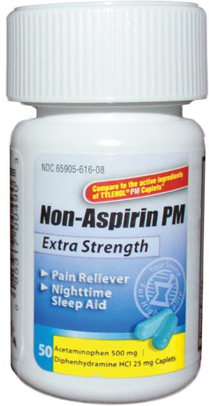 NEW WORLD IMPORTS CAREALL Acetaminophen PM Caplets, 500mg, 50/btl, 24 btl/cs, Compare to Tylenol PM