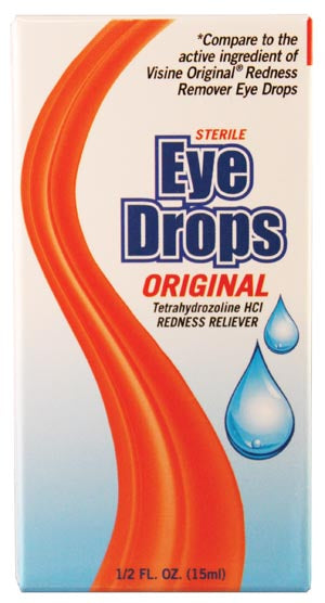 NEW WORLD IMPORTS CAREALL Redness Remover Eye Drops, 0.5 oz,  Compared to the Active Ingredients of Visine¨ Original Redness Remover Eye Drops, 48/cs