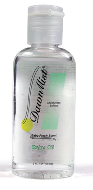 DUKAL DAWNMIST BABY OIL Baby Oil, 16 oz, Dispensing Cap, 12/cs