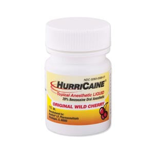 BEUTLICH HURRICAINE TOPICAL ANESTHETIC Gel, Various Flavors, 1 oz Jar