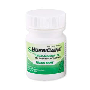BEUTLICH HURRICAINE TOPICAL ANESTHETIC Gel, Various Flavors, 1 oz Jar