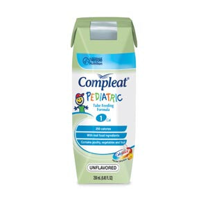 NESTLE COMPLEAT¨ PEDIATRIC Blenderized, Unflavored, 250mL Cans, 24/cs