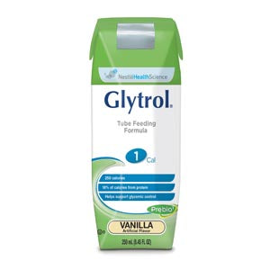 NESTLE NUTREN¨ GLYTROL NUTRITION SUPPORT Vanilla, 250 mL Tetra Prisma, 24/cs