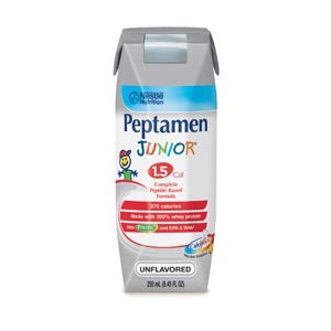 NESTLE PEPTAMEN¨ JUNIOR¨ 1.5 Unflavored, 250mL Tetra Prisma, 24/cs