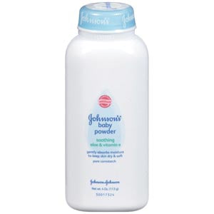 J&J BABY POWDER Pure Cornstarch, 4 oz, 6/bx, 8 bx/cs