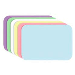 DUKAL TRAY COVERS, Size B, 8.5" x 12.25", Various Colors, 1000/cs