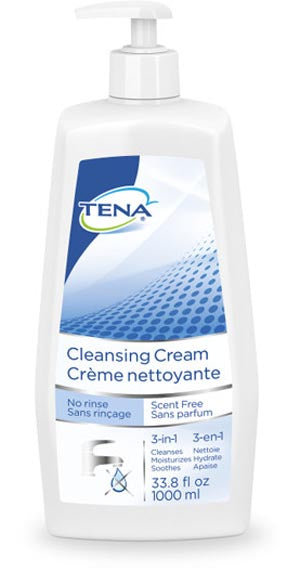 TENA Cleansing Cream, Scent-Free, Various Options
