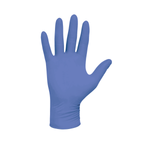 AQUASOFT Blue Nitrile Gloves, X-Large, Box of 300