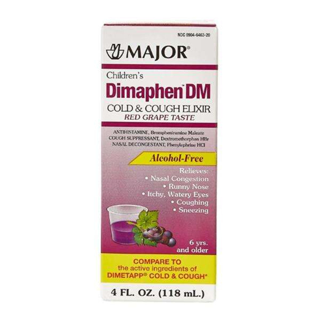 MAJOR Dimaphen DM, 218mL, Compare to Dimetapp DM, NDC# 00904-6463-20