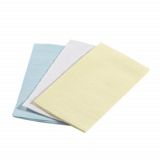 CROSSTEX ULTRAGARD 2 PLY TOWELS, Poly, 19" x 16", Blue, 500/cs