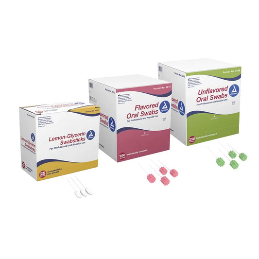 Dynarex Oral Swabsticks, Various Options