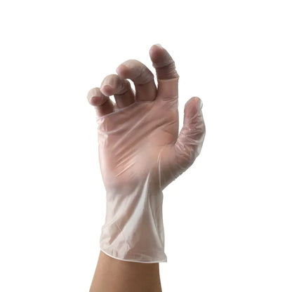 Dynarex Safe-Touch Vinyl Exam Gloves, Powder-Free, 1000/Case